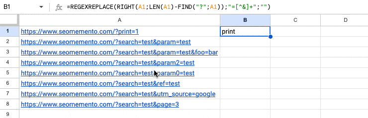 Comment analyser des paramètres d'URL avec Google Sheets ?